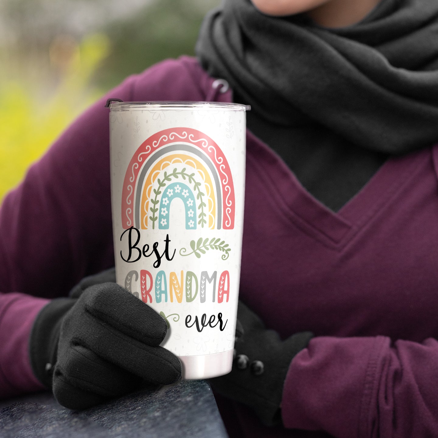 HOMISBES Retired Grandma Gifts - Birthday Christmas Gifts for Grandma Mom Nana Mimi From Daughter Son Grandkids - Best Grandma Ever Mothers Day Gifts For Grandma Cup Stainless Steel Tumbler 20oz