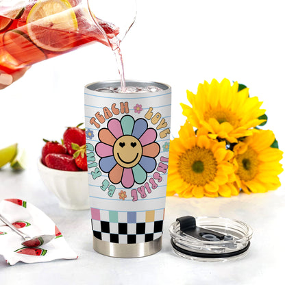 HOMISBES Teacher Appreciation Gifts - Best Teacher Gifts for Women - Thank You Gifts Back to School - Christmas Gifts for Teacher - Teacher Coffee Mug Stainless Steel Tumbler with Lid And Straws 20oz