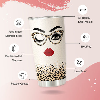 HOMISBES Grandma Gifts - Birthday Gift for Grandma From Granddaughter - Best Grandma Gifts - Mothers Day Gifts for Grandma - Grandma Coffee Mug - Stainless Steel Tumbler with Lid and Straws 20oz